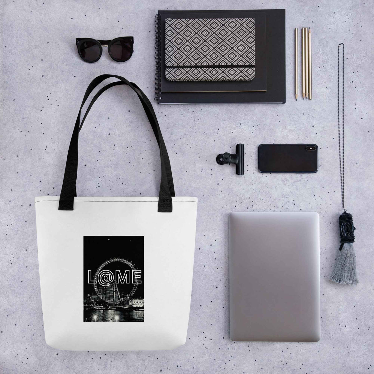 L@ME Night Sky Tote Bag - Stylish | Durable Polyester