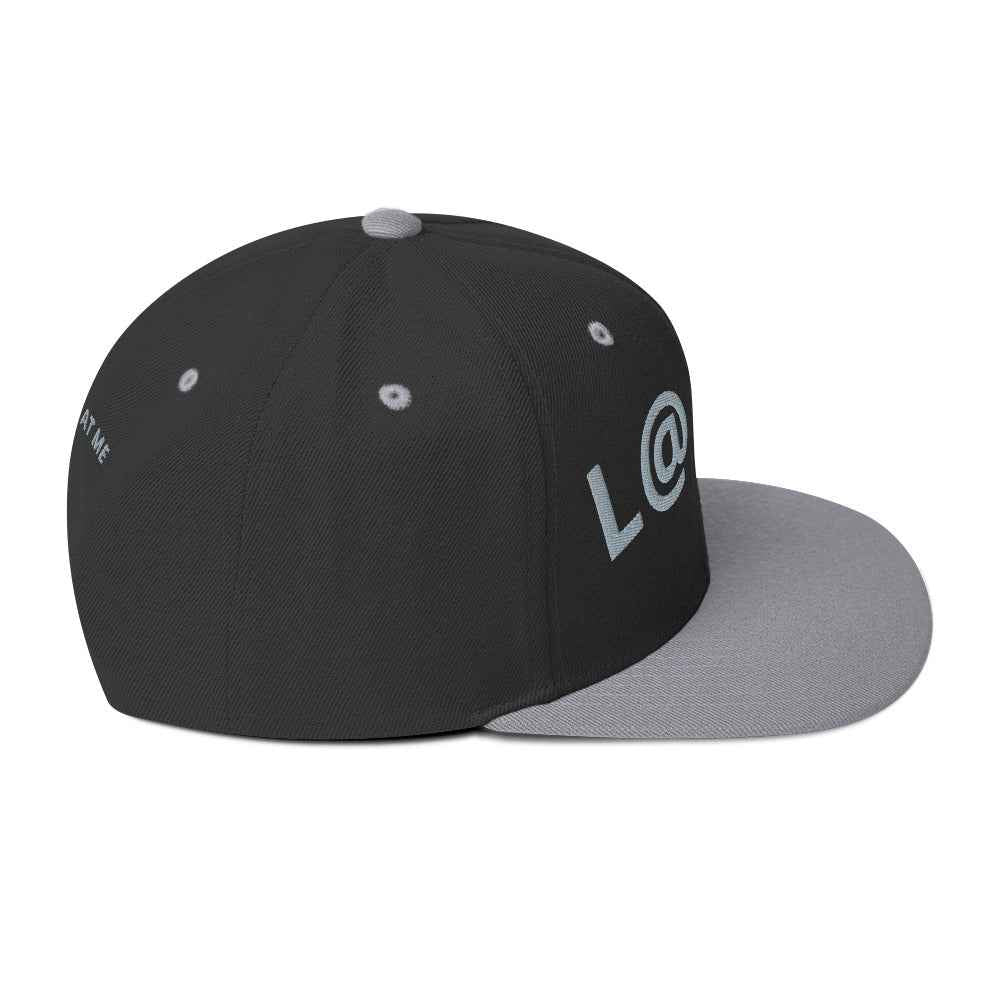 L@ME Snapback Hat – Structured Fit | Green Camo | Logo