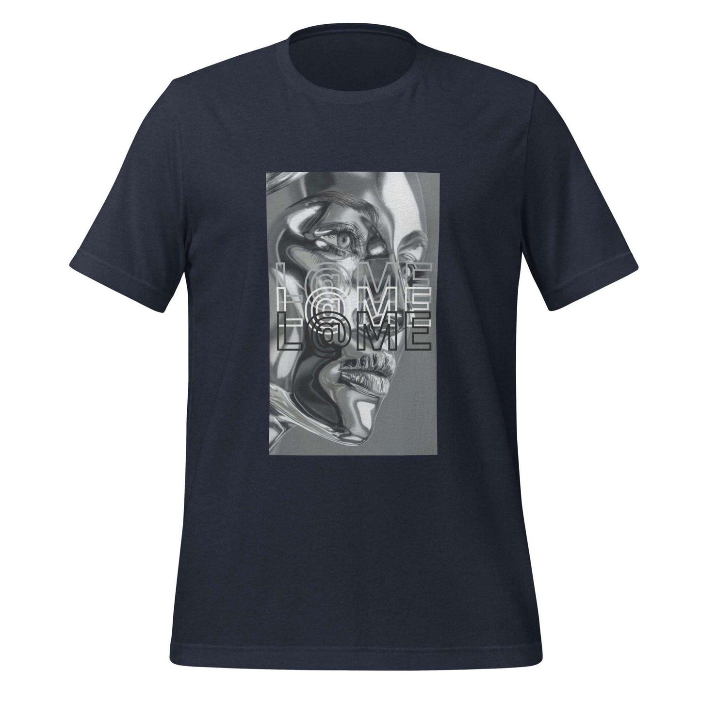 Chrome Mirage T-Shirt | Metallic Graphic Cyberpunk Style 26 £ T-SHIRT L@ME