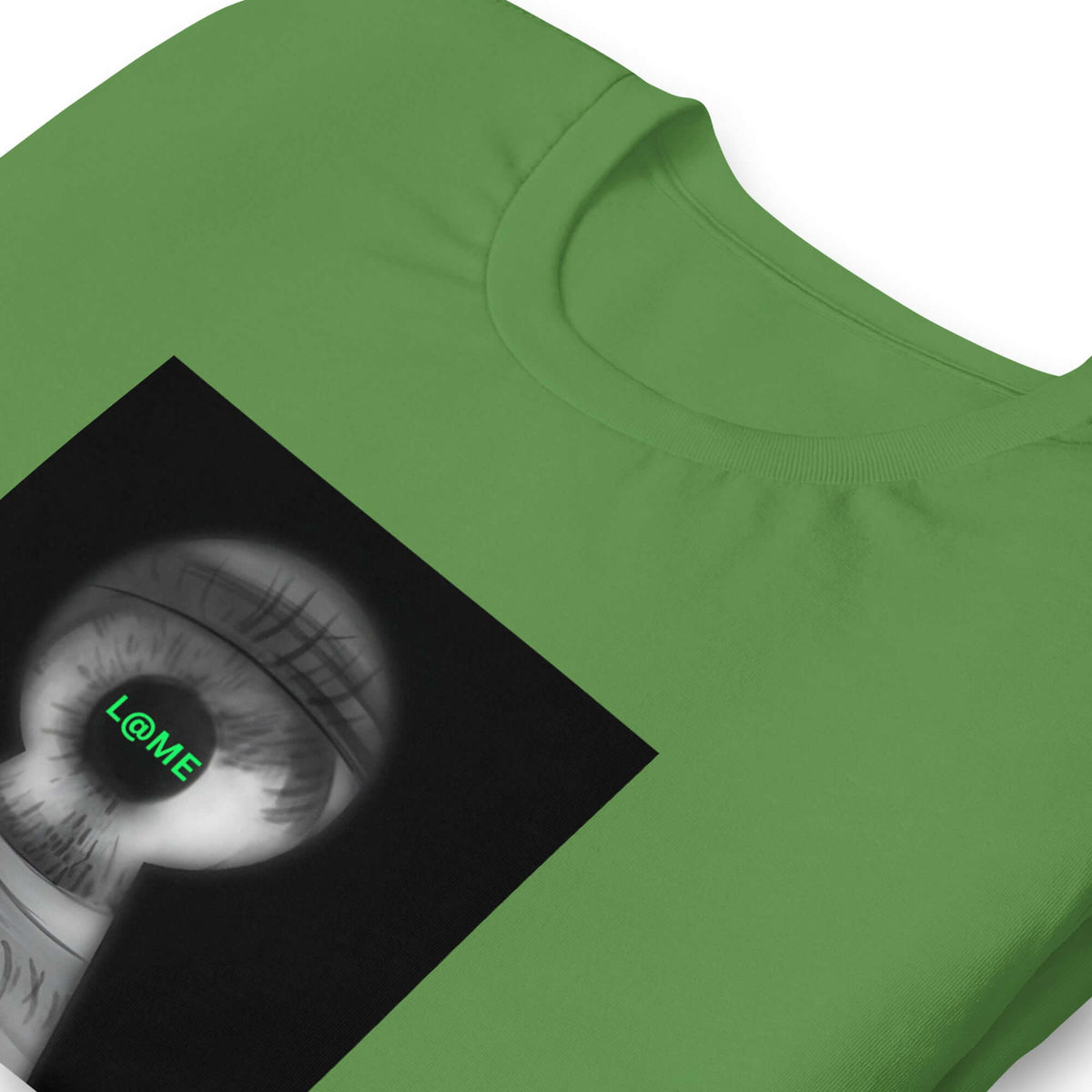 Graphic tee featuring a keyhole design on a soft, breathable cotton fabric.