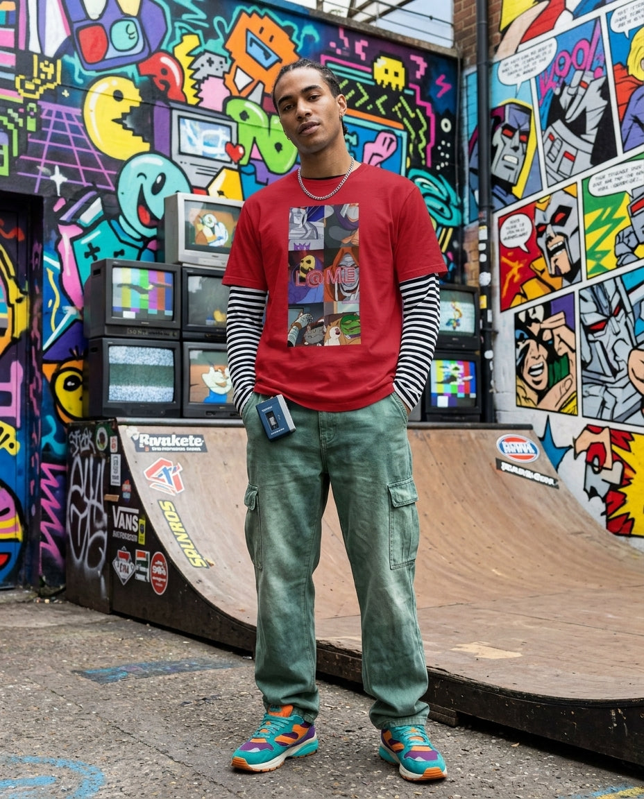Retro Chaos Cartoon lifestyle shot