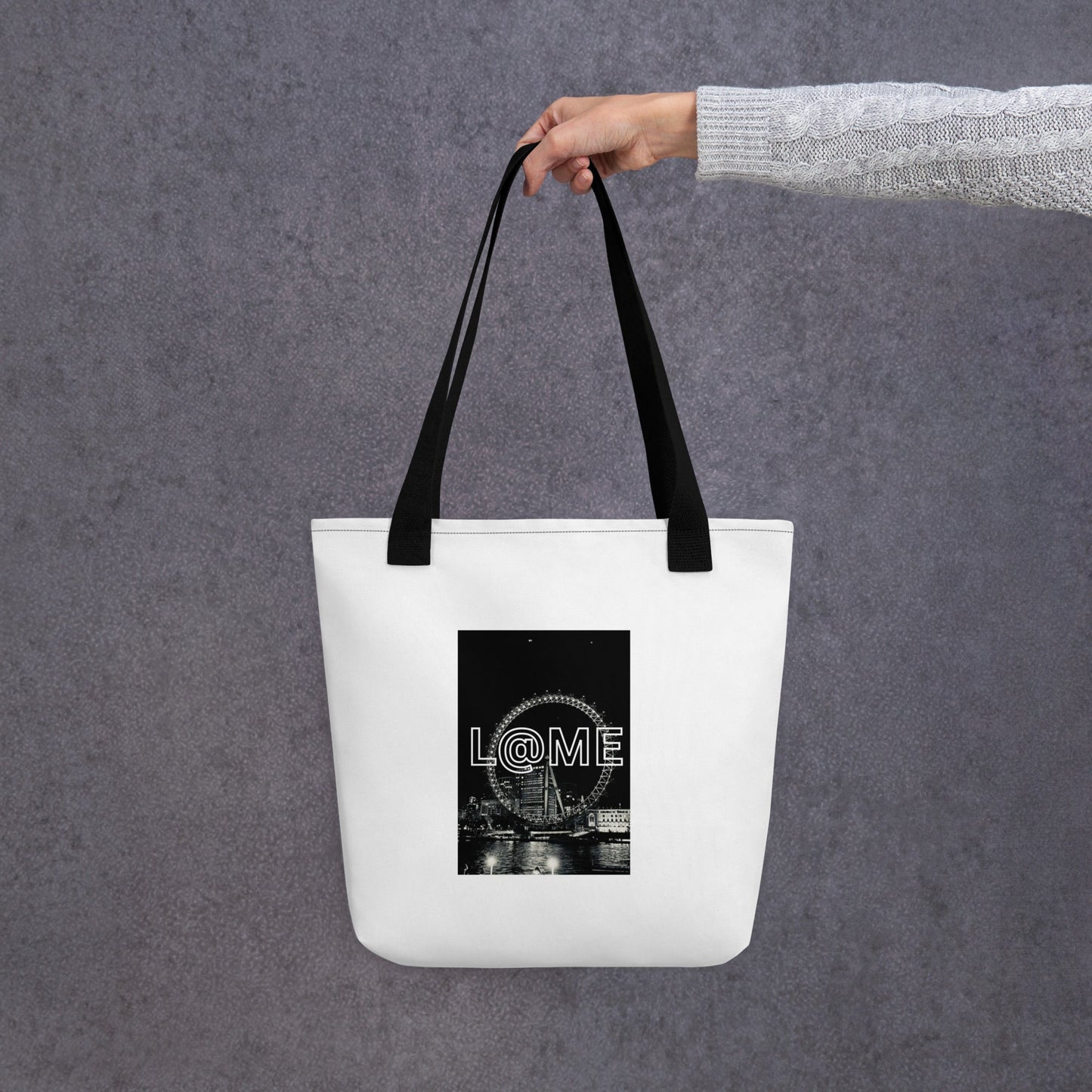 L@ME All-Over Print Tote Bag – Night Sky | Durable Polyester 20 £ CUT-SEW Tote Bags L@ME L@ME