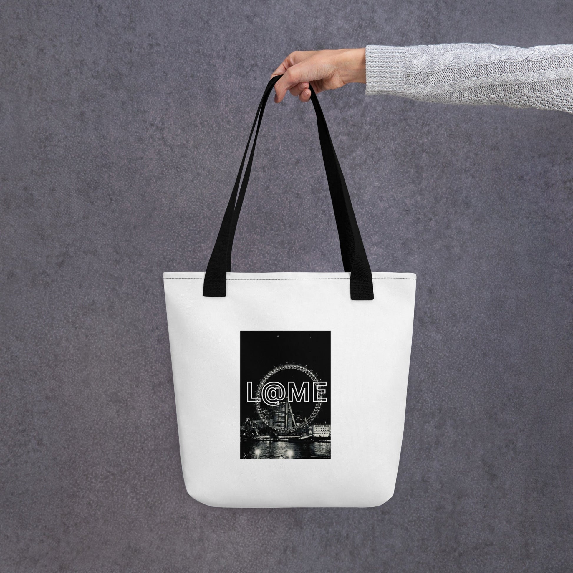 L@ME All-Over Print Tote Bag – Night Sky | Durable Polyester 20 £ CUT-SEW Tote Bags L@ME L@ME