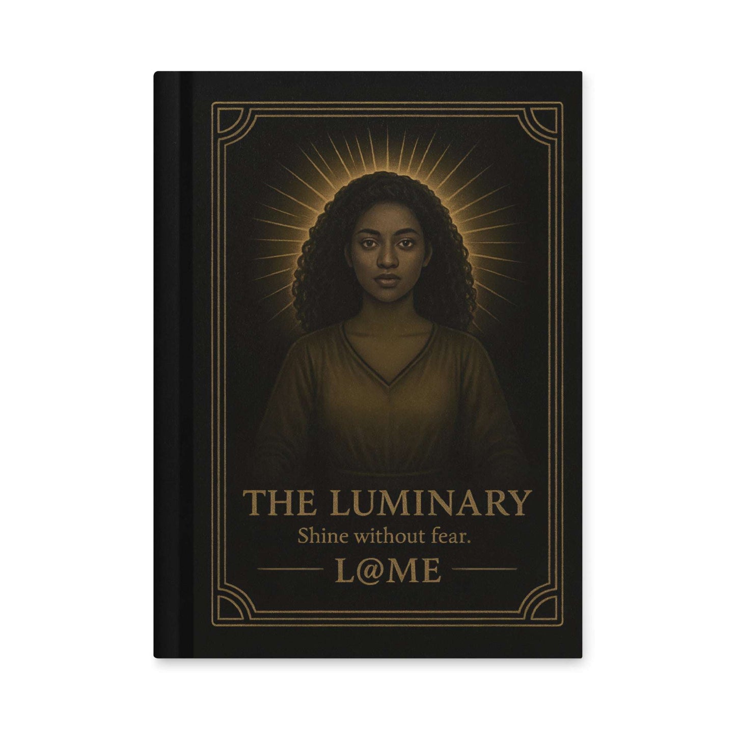 L@ME Hardcover Journal – Matte Black with Gold Tarot Artwork 12 £ POSTCARD Notebooks L@ME L@ME