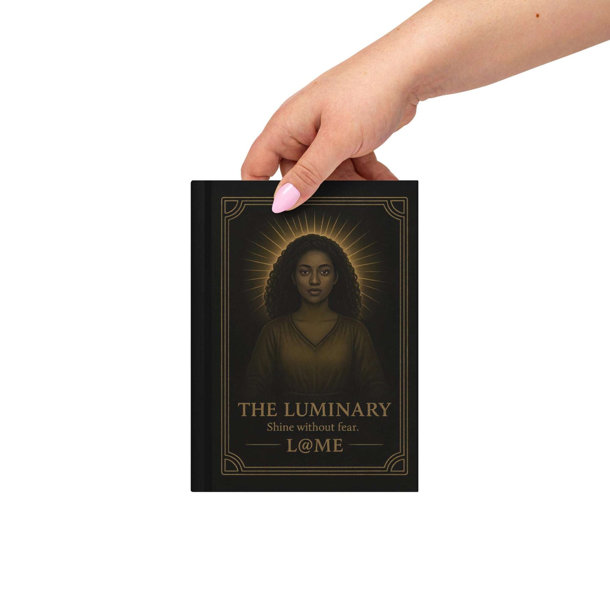 L@ME Hardcover Journal – Matte Black with Gold Tarot Artwork 12 £ POSTCARD Notebooks L@ME L@ME