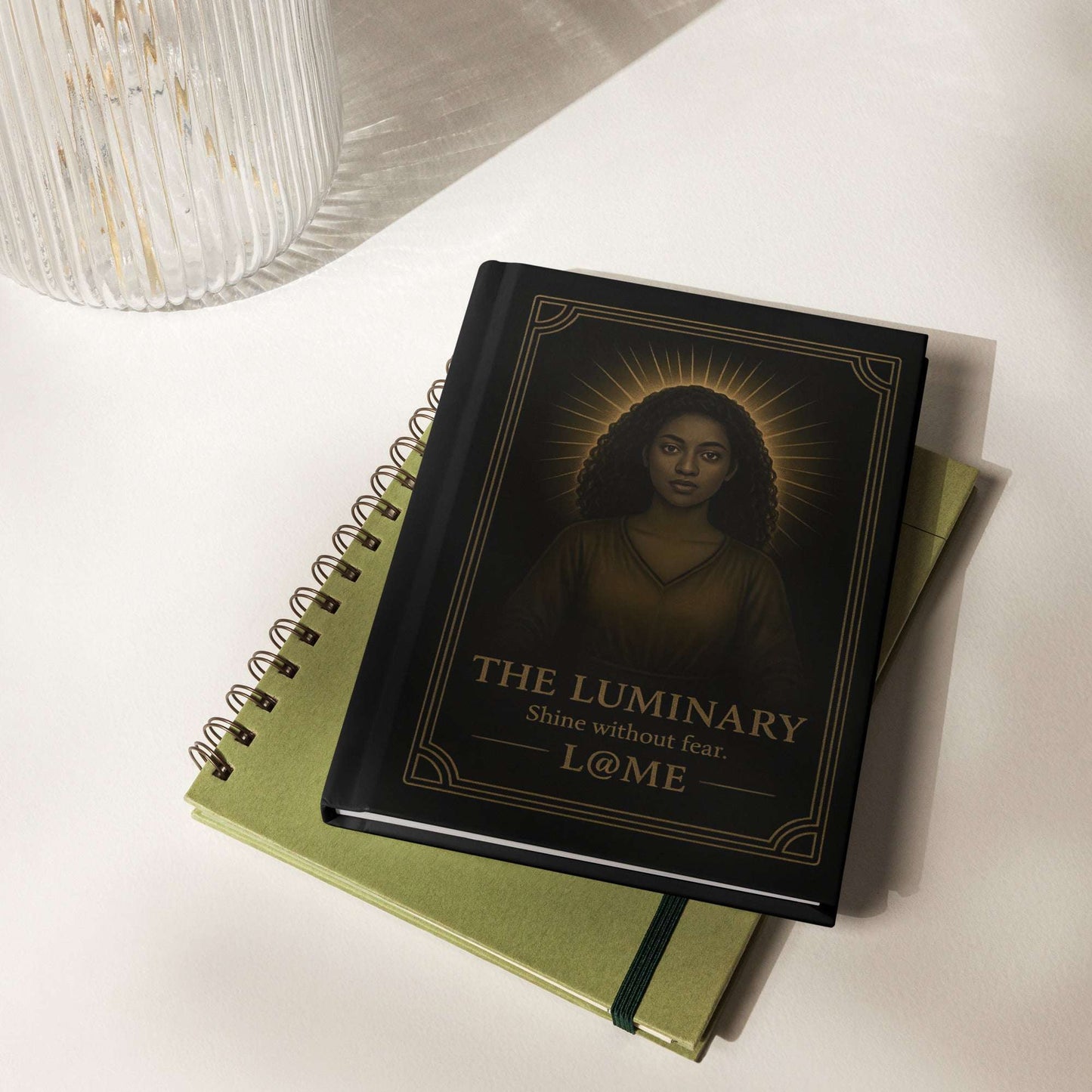 L@ME Hardcover Journal – Matte Black with Gold Tarot Artwork 12 £ POSTCARD Notebooks L@ME L@ME