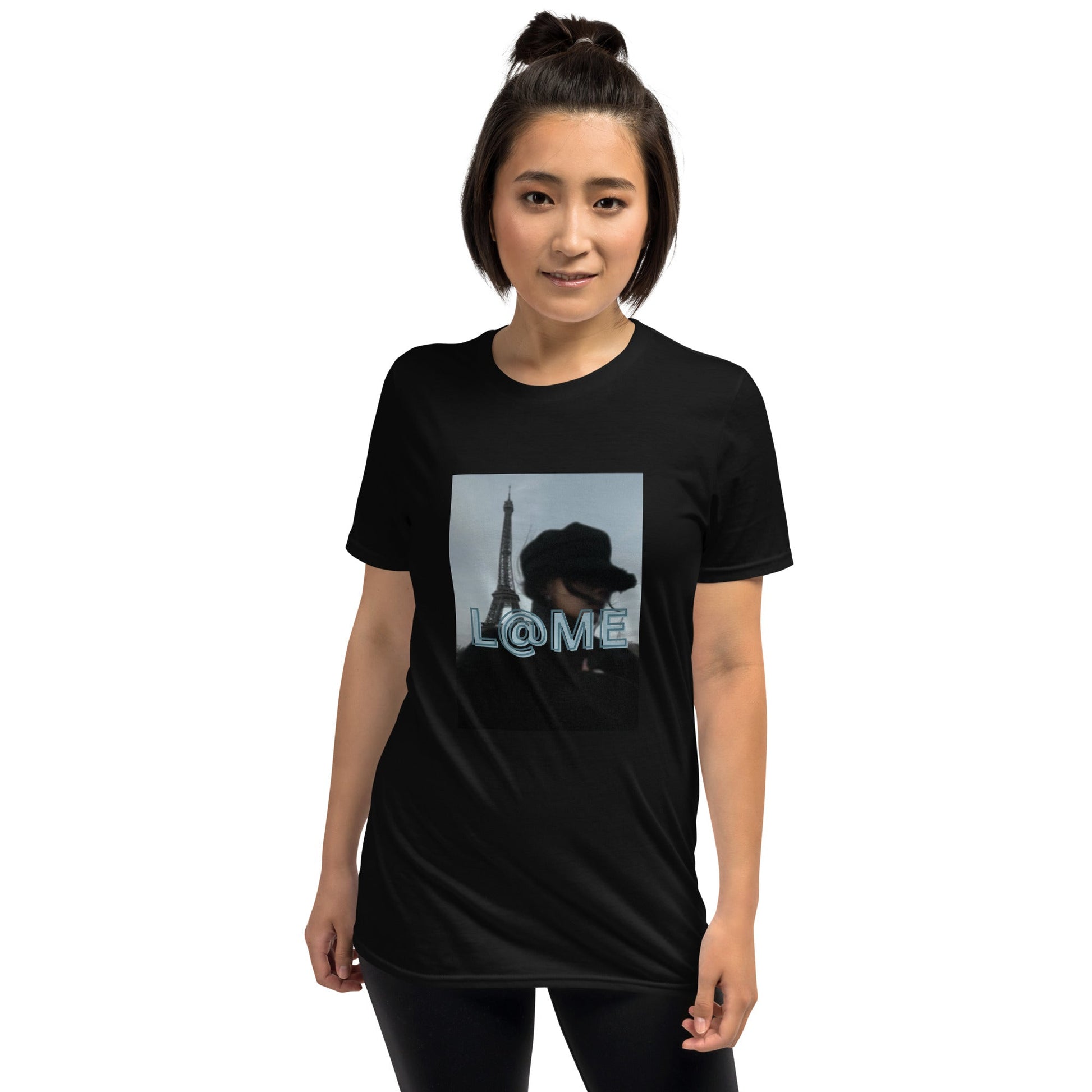 L@ME Black Paris Aesthetic Tower Graphic Tee Premium Cotton 26 £ L@ME