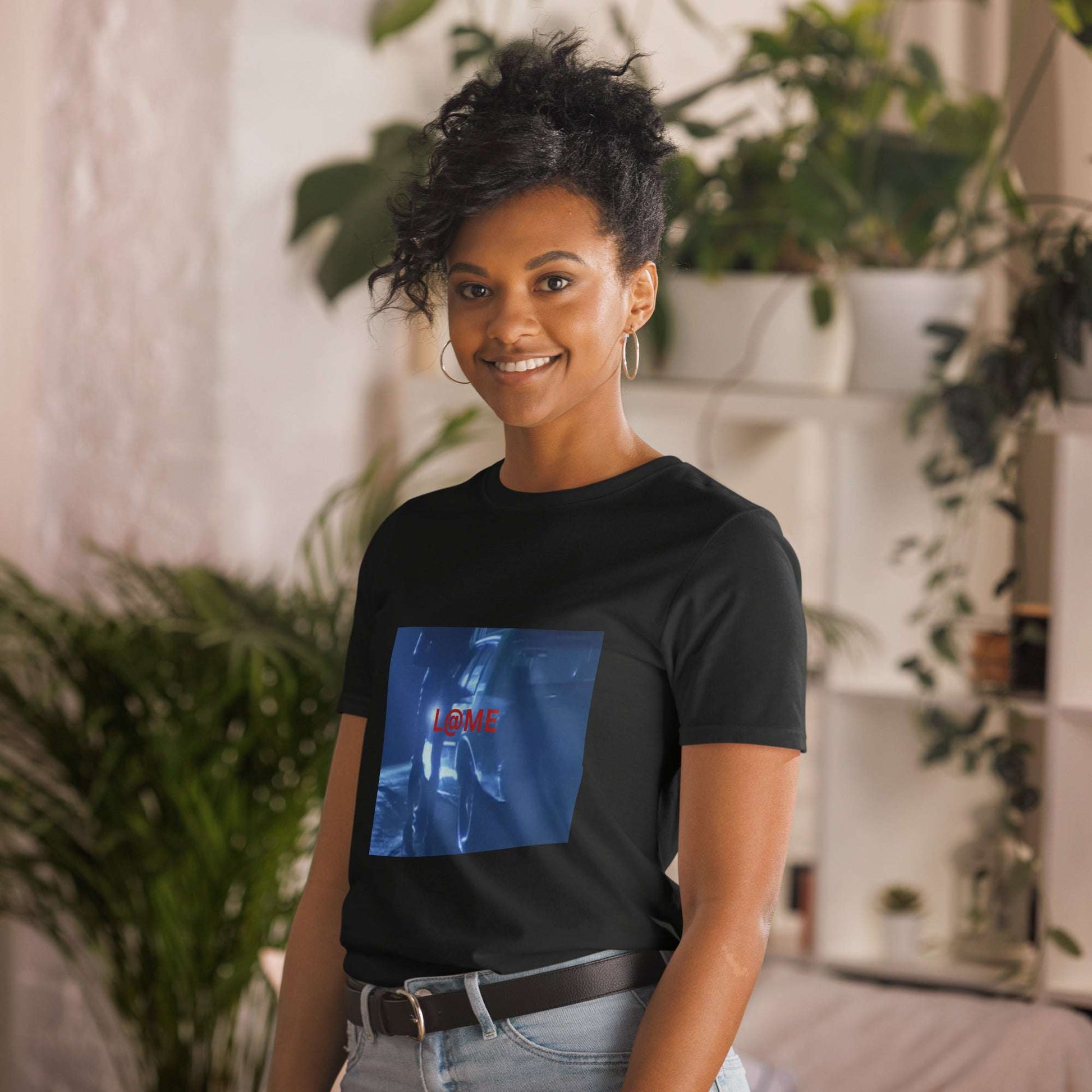 L@ME Black Cyberpunk Car Aesthetic Graphic T Premium Cotton 26 £ L@ME
