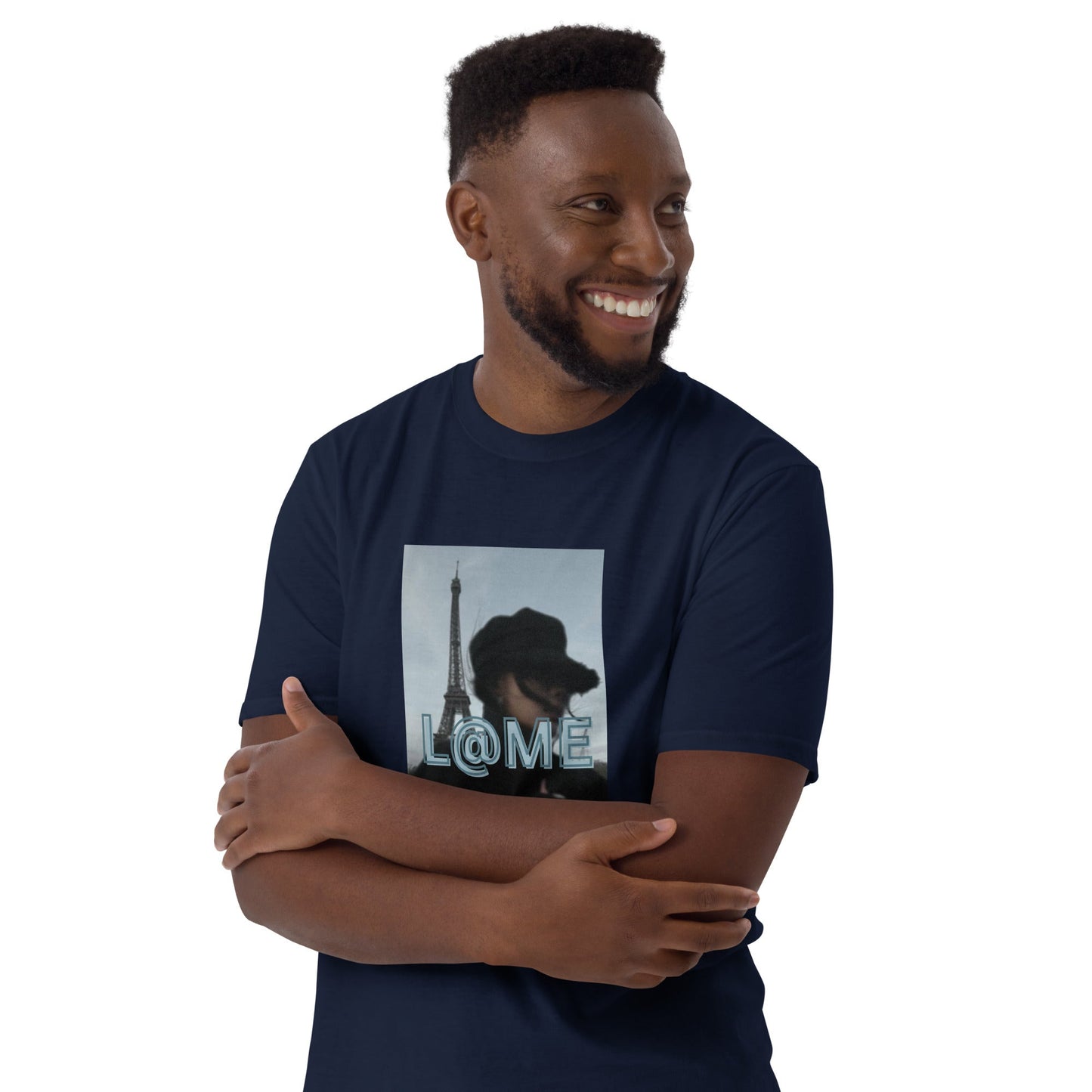 L@ME Black Paris Aesthetic Tower Graphic Tee Premium Cotton 26 £ L@ME