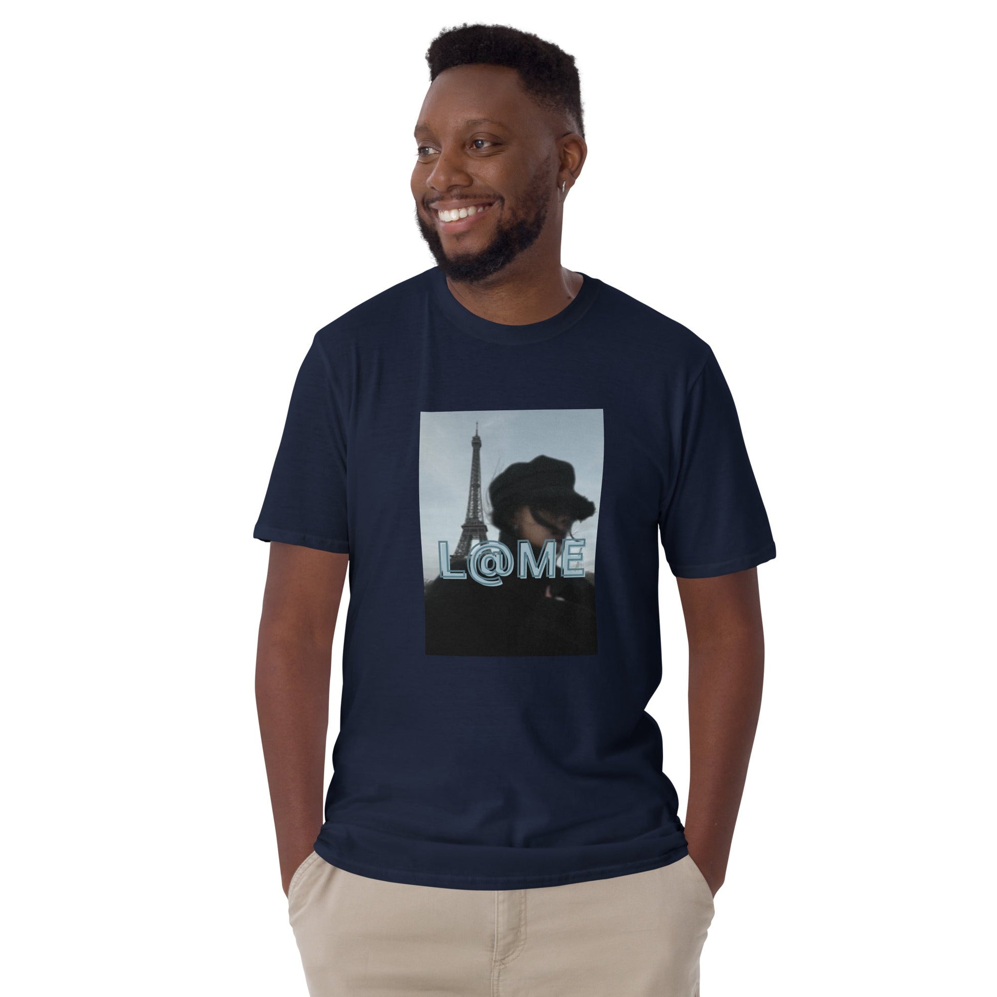L@ME Black Paris Aesthetic Tower Graphic Tee Premium Cotton 26 £ L@ME