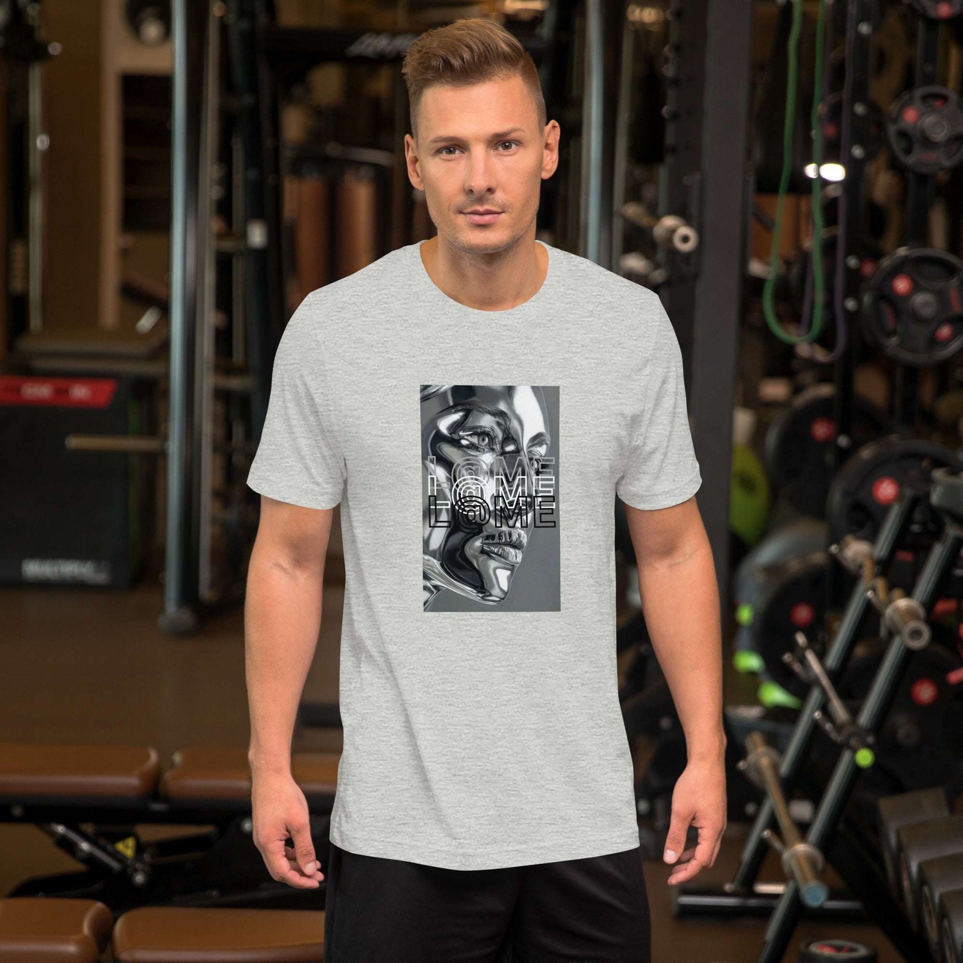 Chrome Mirage T-Shirt | Metallic Graphic Cyberpunk Style 26 £ T-SHIRT L@ME