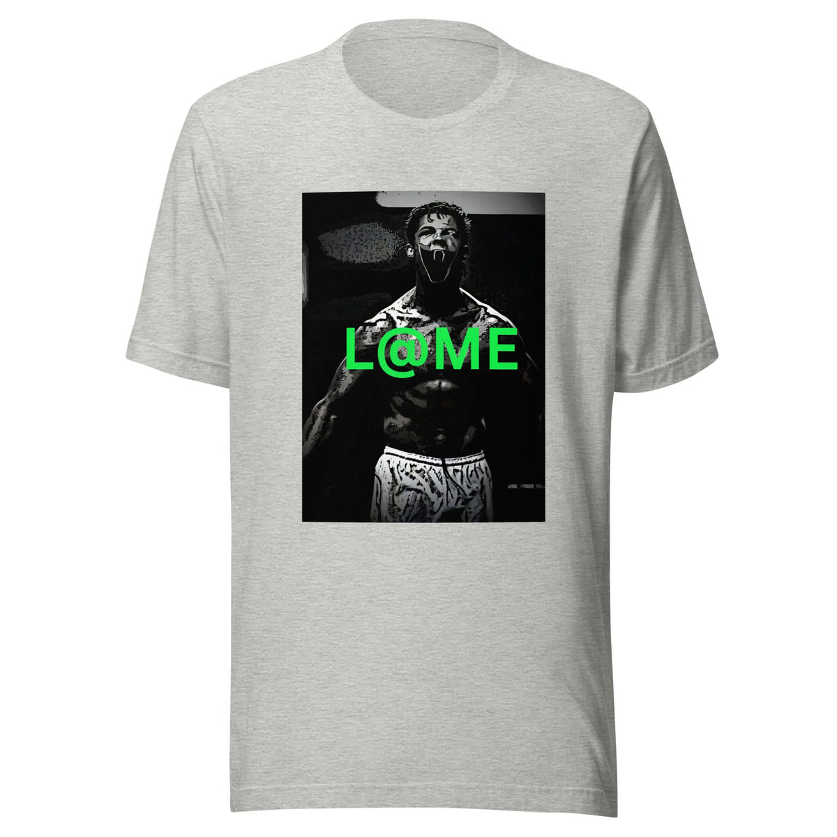 LME Limit Breaker tee with surreal keyhole graphic in black cotton streetwear style