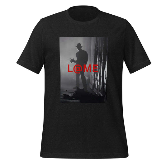 Black LME Shadow Fear graphic tee with bold shadow design and relaxed fit