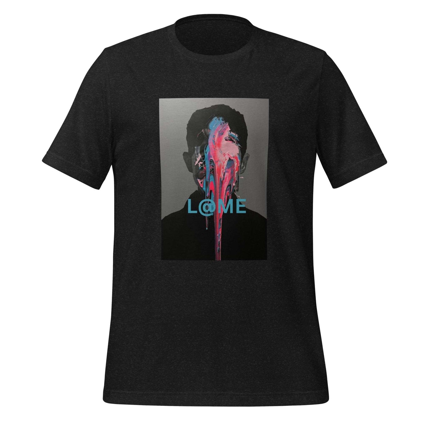 L@ME Silver Paint Drip Portrait Graphic Tee | Premium Cotton 26 £ Collection all for Inkybay L@ME L@ME