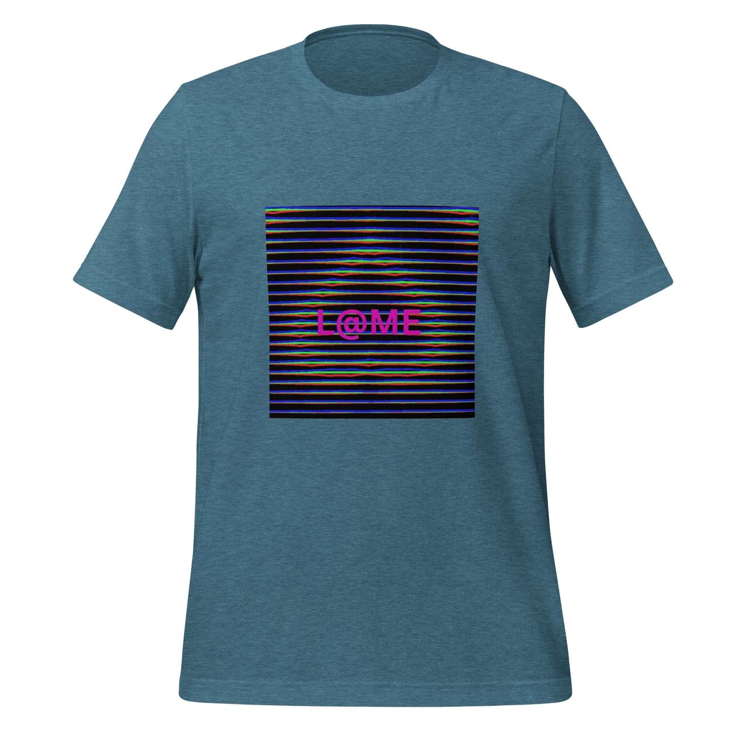 L@ME Black Cyber Glitch Art Graphic Tee | Premium Cotton 26 £ L@ME