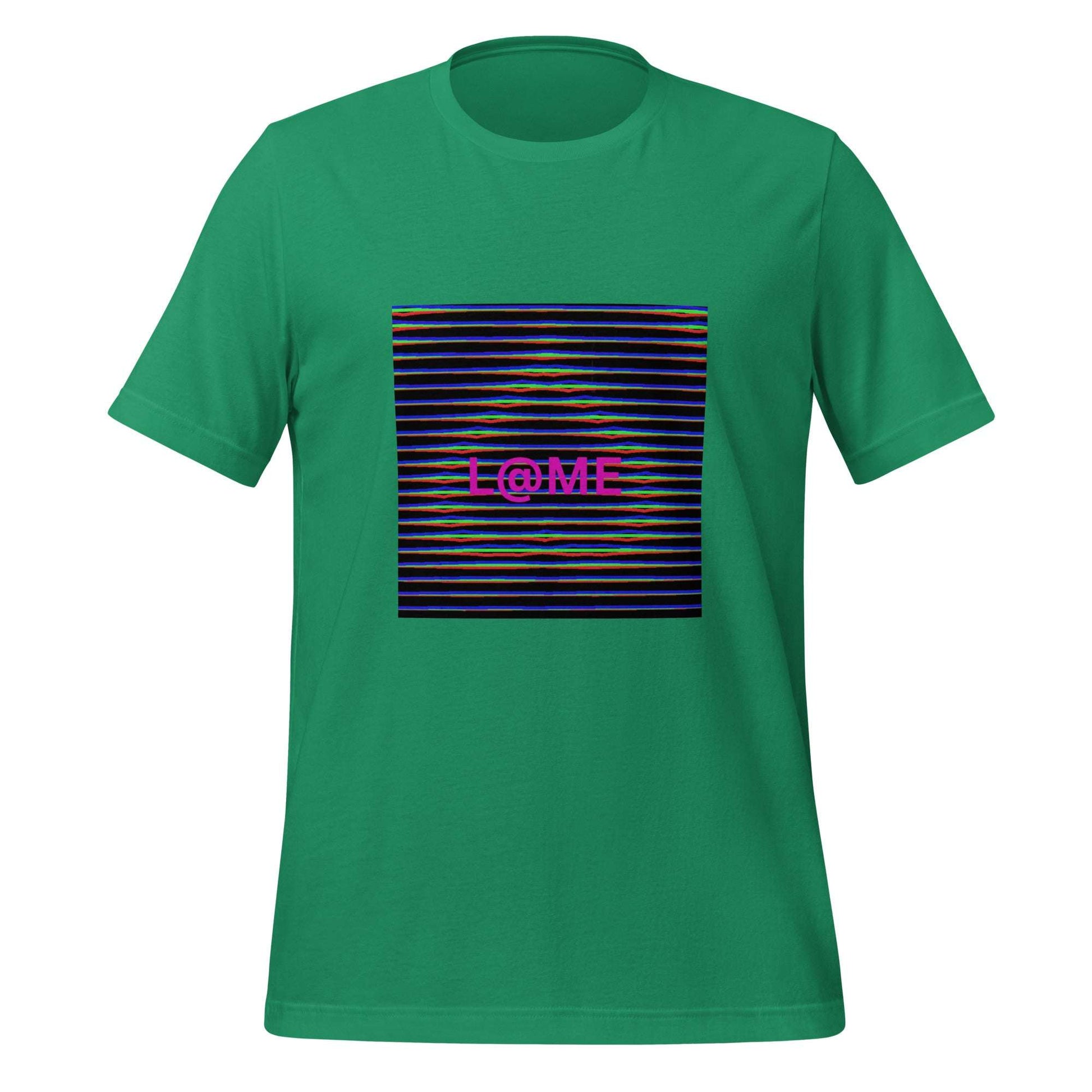 L@ME Black Cyber Glitch Art Graphic Tee | Premium Cotton 26 £ L@ME