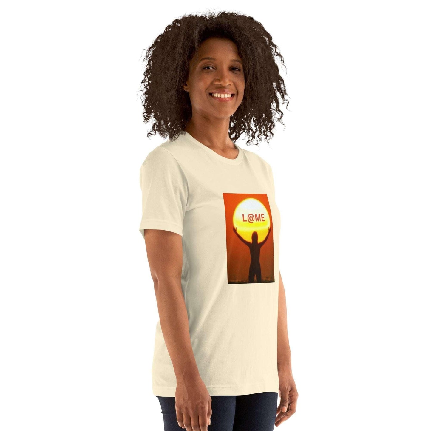 Golden Sunrise Unisex T-Shirt | Premium Cotton, Bold Graphic 26 £ T-SHIRT L@ME