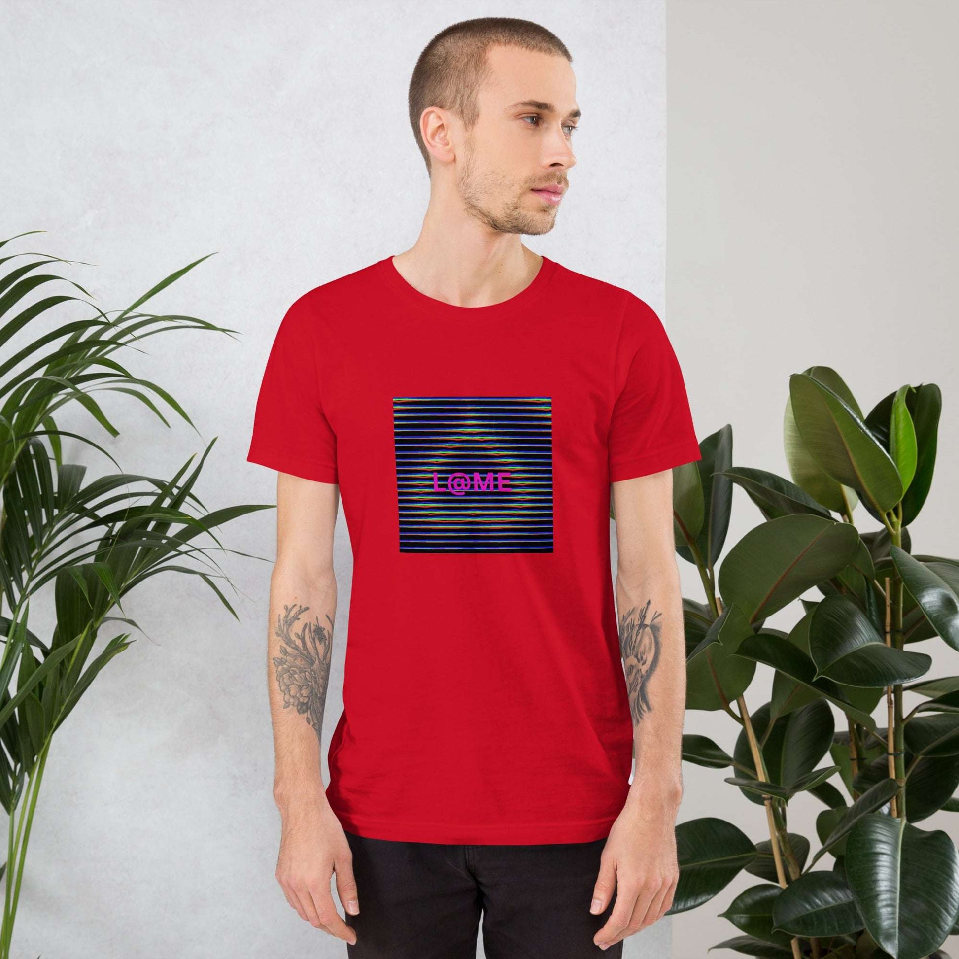 L@ME Black Cyber Glitch Art Graphic Tee | Premium Cotton 26 £ L@ME