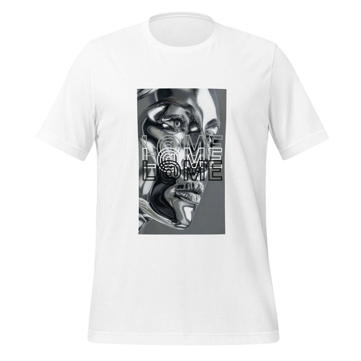 Chrome Mirage T-Shirt | Metallic Graphic Cyberpunk Style 26 £ T-SHIRT L@ME
