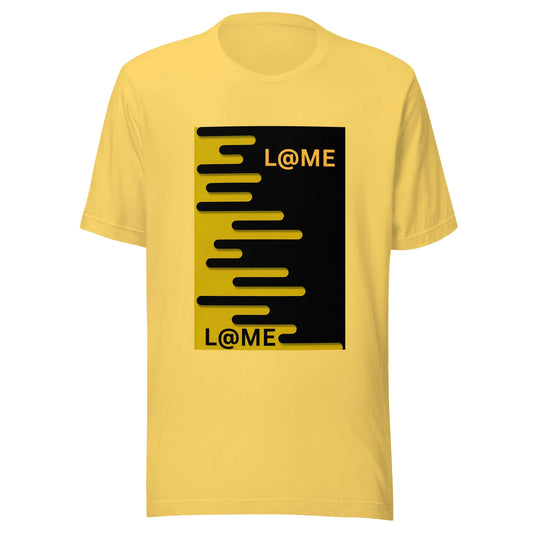 Black LME Shadow Fear graphic tee with bold print and relaxed fit made of soft cotton